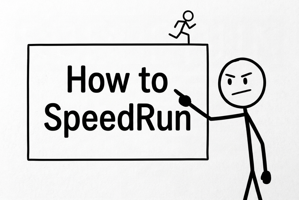 How to SpeedRun illustrated board